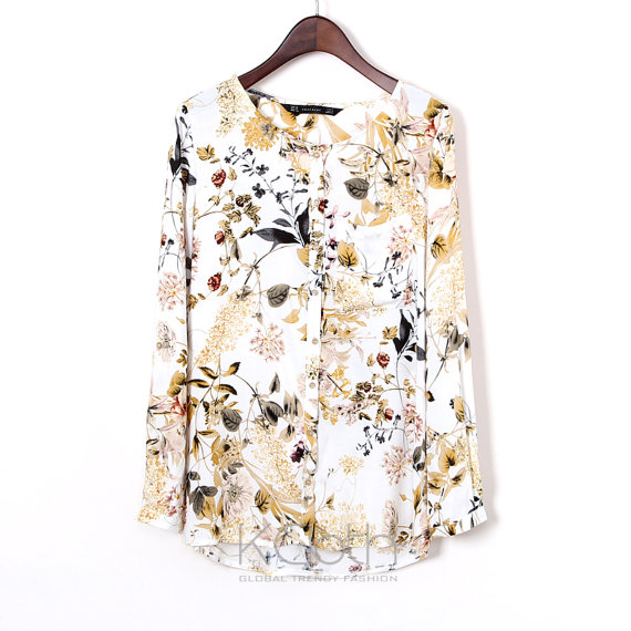 floral formal tops